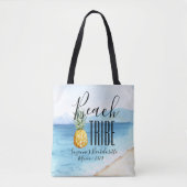 Meisjesvakantie Strand Stam Waterverf Cadeau Tote Bag (Voorkant)