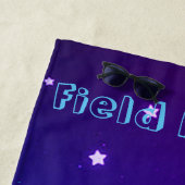 Meisjesveld Hockey gepersonaliseerd Strandlaken (In situ)