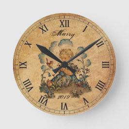 MeisjesVintage Ronde Klok