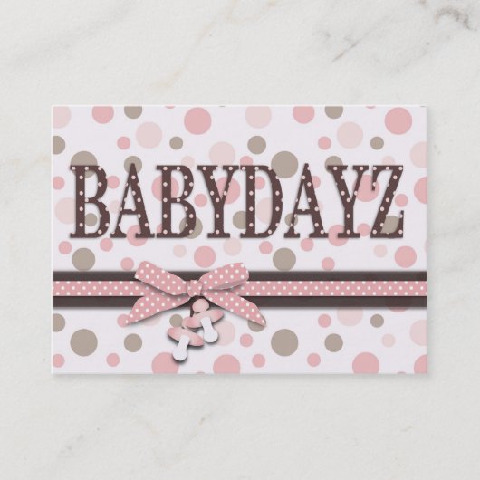 MeisjesVisitekaartje Visitekaartje (Voorkant)