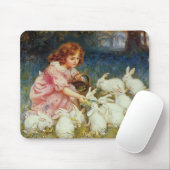 Meisjesvoeding Konijnen Muismat (Met muis)