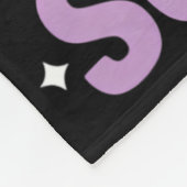 Meisjesvoetbal _1  fleece deken (Hoek)