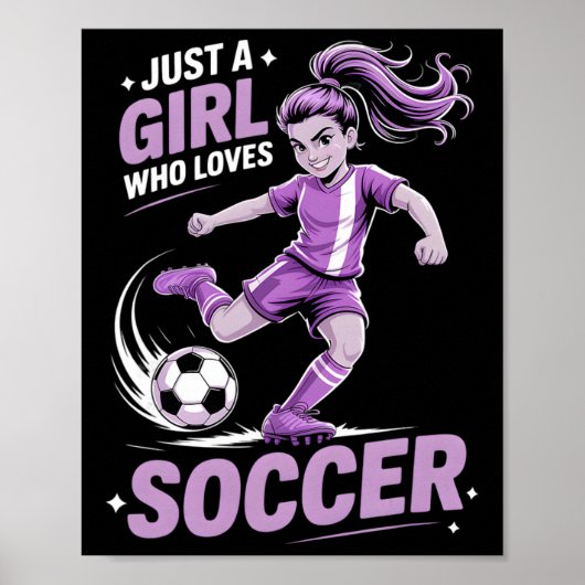 Meisjesvoetbal _1 poster (Voorkant)