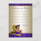 Meisjesvoorspelling en advies Kaarten Baby shower (Achterkant)