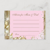 Meisjesvoorspelling en advies voor ouderlijk Baby  (Achterkant)