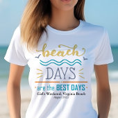 Meisjesweekend aan het strand t-shirt