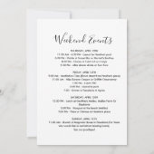 Meisjesweekend LA vrijgezellenfeest  Kaart (Achterkant)