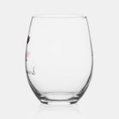 Meisjesweekend Stammenloze Wijn Glas (Links)