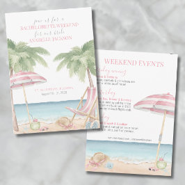 Meisjesweekend Strand Bruidsfeestje Kaart