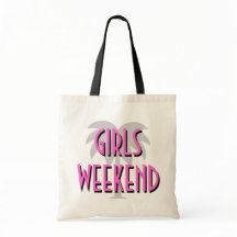 Meisjesweekendcanvas tas | Opzet van een roze palm