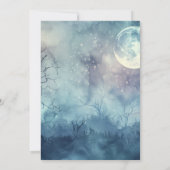 Meisjesweerwolf | Halloween Baby Shower Kaart (Achterkant)