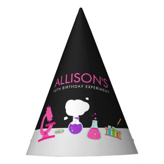 meisjeswetenschap feesthoedjes (Voorkant)