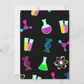 Meisjeswetenschapslab Scientist Party Birthday Kaart (Achterkant)