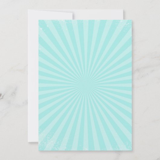 Meisjeswinkelthema-uitnodiging Kaart (Achterkant)