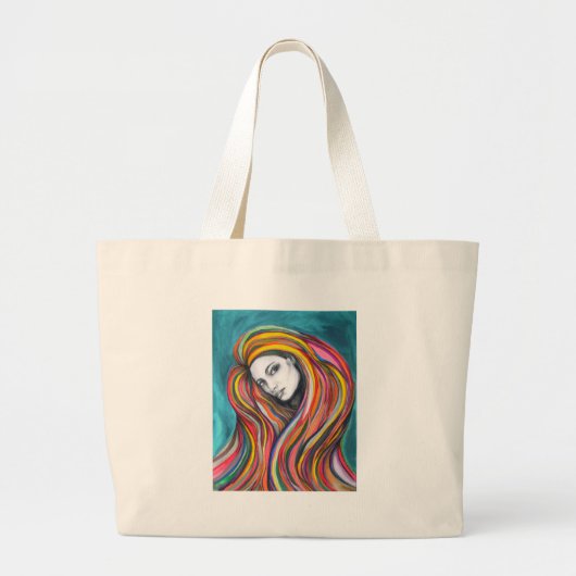 Meisjeszak Grote Tote Bag (Voorkant)