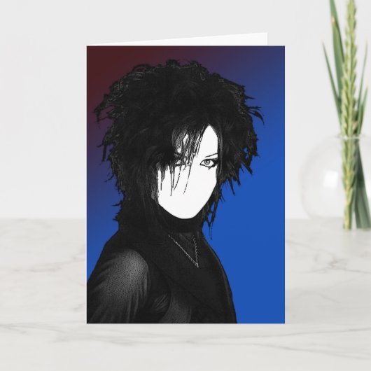 meisjeszwart kaart (Voorkant)
