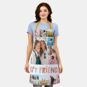 Meiskleurig 16 foto beste vriend moderne eenvoudig schort (Gedragen)