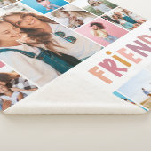 Meiskleurig 20 foto beste vriend moderne eenvoudig sherpa deken (3/4)