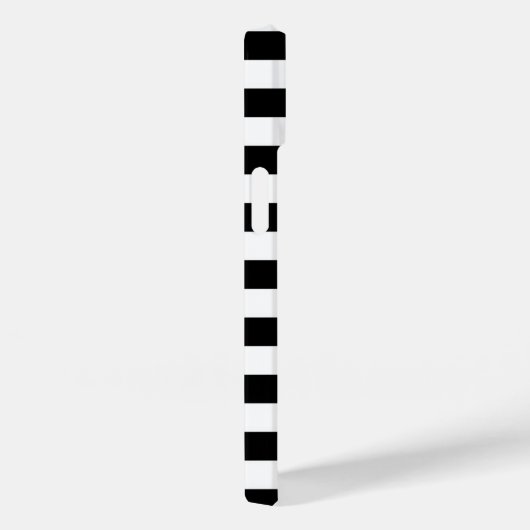 Meiskleurige anananas, zwarte witte strepen Case-Mate iPhone case (Achterkant / Rechts)