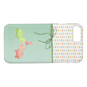 Meiskleurige Buttonnen, schildpadden in liefde Case-Mate iPhone Case (Achterkant (Horizontaal))