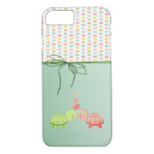 Meiskleurige Buttonnen, schildpadden in liefde Case-Mate iPhone Case (Achterkant)