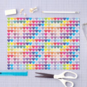 Meiskleurige regenboogharten tissuepapier (Craft)