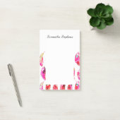 Meiskleurige Waterverf Hand Drawn Feathers Post-it® Notes (Kantoor)