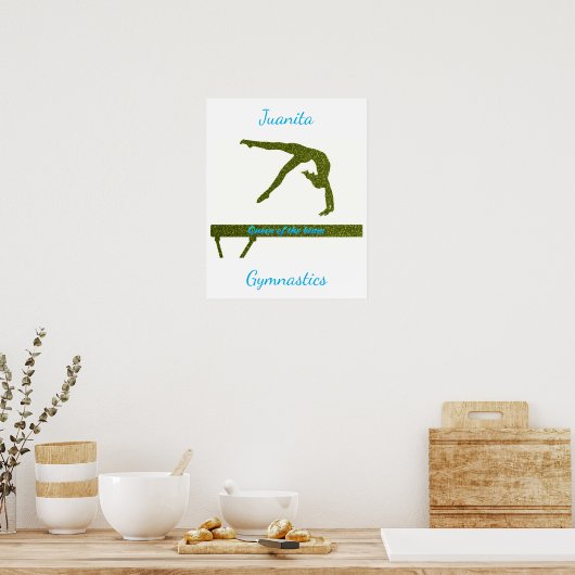 Meiskoningin van de Beam Gymnastiek Poster (Keuken)