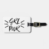 Meiskracht, GRLPWR Bagagelabel (Voorkant horizontaal)