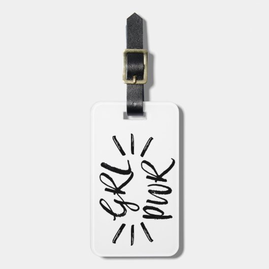 Meiskracht, GRLPWR Bagagelabel (Voorkant verticaal)