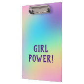 Meiskracht! Pastel Regenboog Klembord (Links)