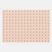 Meiskrachtdamesdagverpakt papier inpakpapier vel (Voorkant 2)