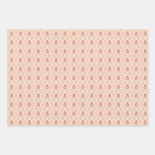 Meiskrachtdamesdagverpakt papier inpakpapier vel (Voorkant 2)