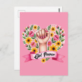 MeiskrachtFeminist Briefkaart (Voorkant / Achterkant)