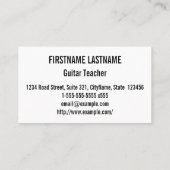 Meislicht roze en donkerroze hartstrepen patroon visitekaartje (Achterkant)