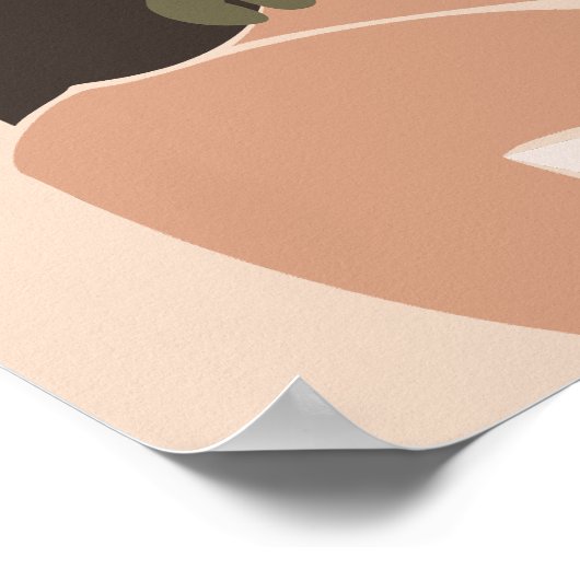 Meisminimaal Boho Chic Poster (Hoek)