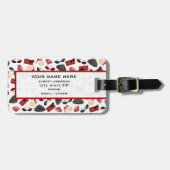 Meisrood Accessoire Bagagelabel (Voorkant horizontaal)