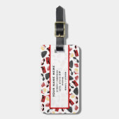 Meisrood Accessoire Bagagelabel (Voorkant verticaal)