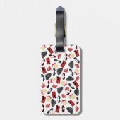 Meisrood Accessoire Bagagelabel (Achterkant verticaal)