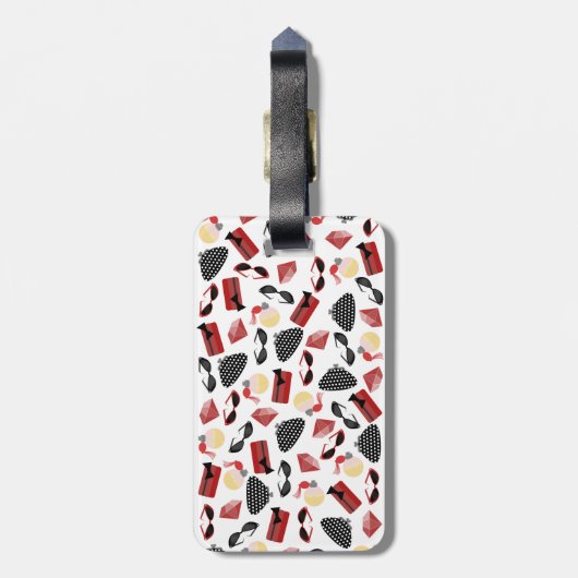 Meisrood Accessoire Bagagelabel (Achterkant verticaal)