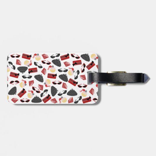 Meisrood Accessoire Bagagelabel (Achterkant horizontaal)