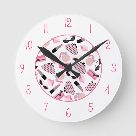 Meisroze Accessoires klok (Voorkant)