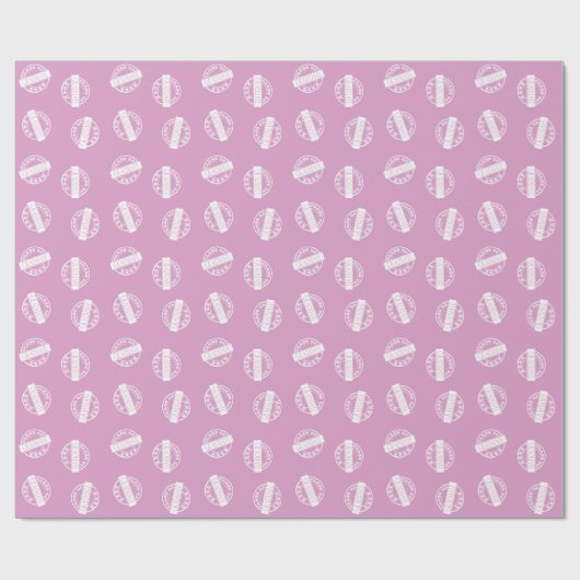 Meisroze Afstudeerder Afstuderen jaar Cadeaupapier (Vlak)