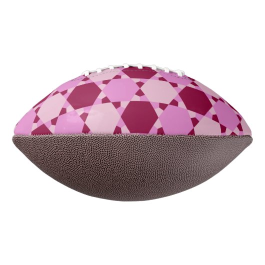 Meisroze driehoek optisch lichtpatroon american football (Gedraaid 90)