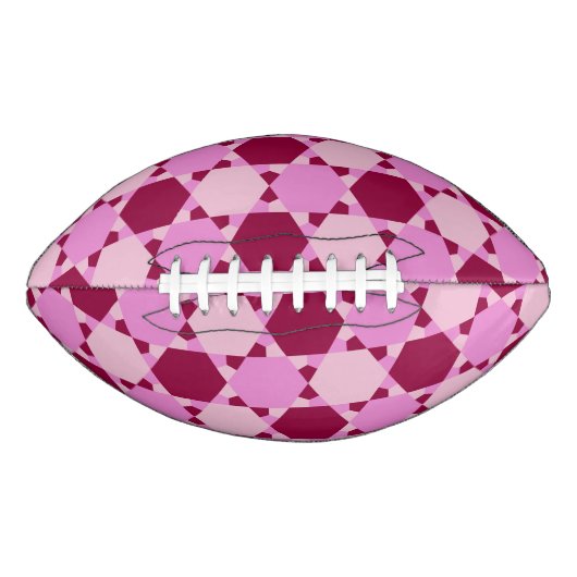 Meisroze driehoek optisch lichtpatroon american football (Voorkant)