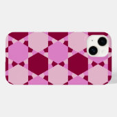 Meisroze driehoek optisch lichtpatroon Case-Mate iPhone case (Achterkant (horizontaal))