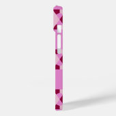 Meisroze driehoek optisch lichtpatroon Case-Mate iPhone case (Achterkant / Links)