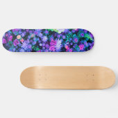 Meisroze en Paarse Floral Succulents Persoonlijk Skateboard (Horizontaal)
