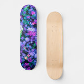 Meisroze en Paarse Floral Succulents Persoonlijk Skateboard (Voorkant)
