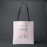 Meisroze glitter modern stijlvol 40ste verjaardag tote bag<br><div class="desc">Meisroze glitter modern stijlvol ontwerp voor 40ste verjaardag. Het moderne monochrome ontwerp van de manuscripttekst. Deel van een collectie.</div>